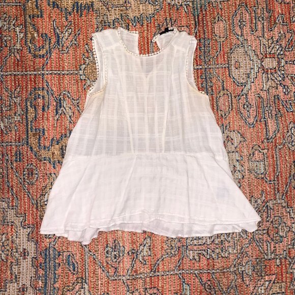 Who What Wear Linen Peplum Top - Picture 5 of 5